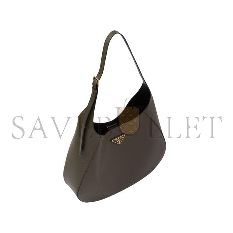 PRADA CITY MEDIUM LEATHER SHOULDER BAG IN BLACK 1BC181 (40*30*9cm)